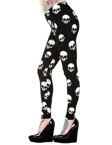 Leggings mujer con calaveras