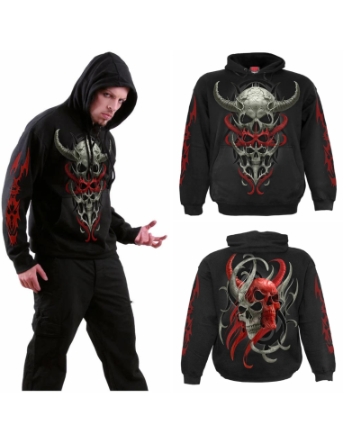 SKULL SYNTHESIS - Hoody Black