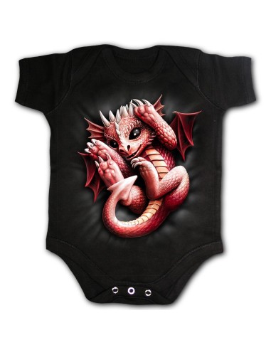 WHELP - Baby Sleepsuit Black