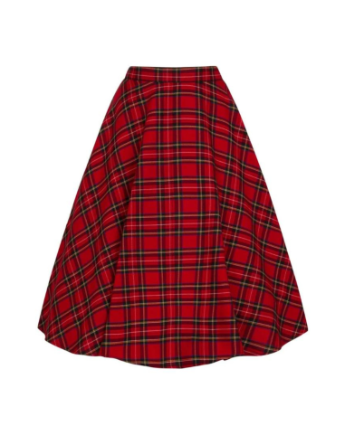 Irvine Red Tartan 50's Skirt