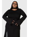 ECHOED DARKNESS TUNIC TOP