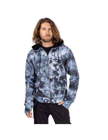 Sudadera hombre EVEREST HOOD - GREY TIE DYE