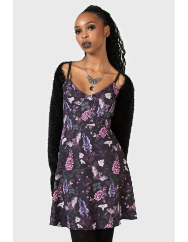 FORBIDDEN PETALS SLIP DRESS