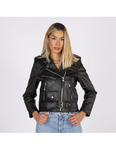 New Rock leather jacket for women