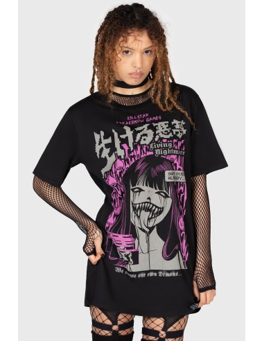 Camiseta manga corta unisexLIVING NIGHTMARE