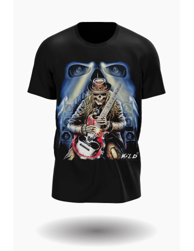 Camiseta efecto SKULL ROCKSTAR