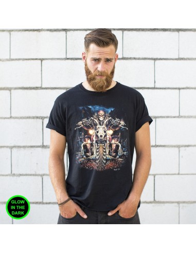 Camiseta efecto SKULL ROCKSTAR