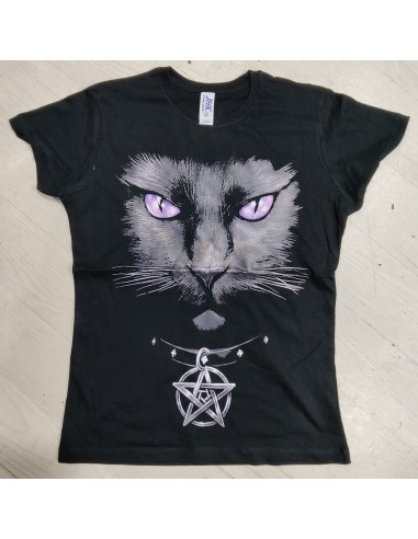 Camiseta mujer GOTHIC CAT EYES