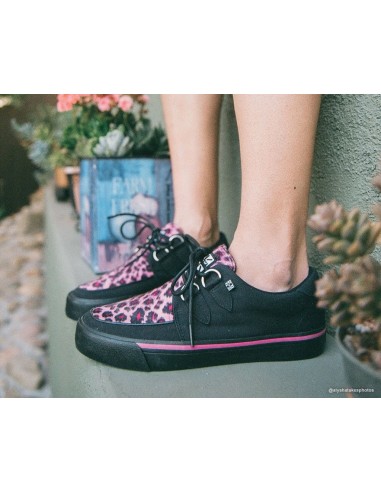 A9483- Creeper Sneaker VLK TUK  Leopardo Rosa VEGANA !!