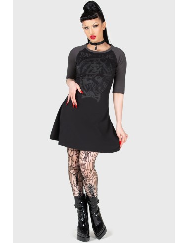 Bad 2 The Bone Raglan Dress