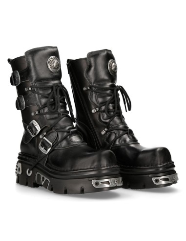 373-S4 Botas Cuero METALLIC New Rock