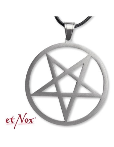 etNox - pendant "Bar Pentacle" stainless steel