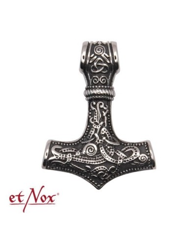 etNox - pendant "Silver Hammer" stainless steel