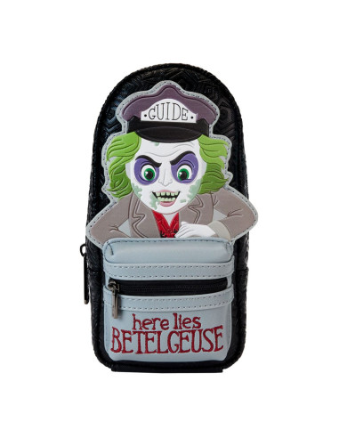 Beetlejuice by Loungefly Estuche Mini Backpack Here lies Beetlejuice