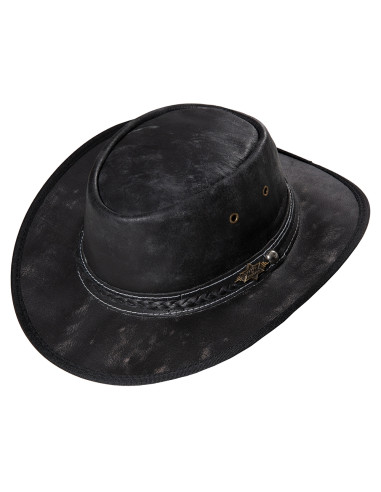 Leather hat WYLIE