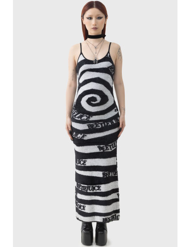 Vestido largo `Vertigo Spiral Knitted Maxi Dress´