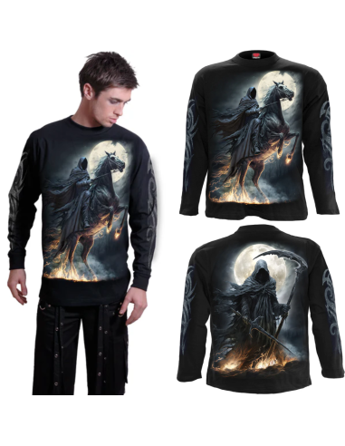 SHADOW RIDER Longsleeve T-Shirt Black