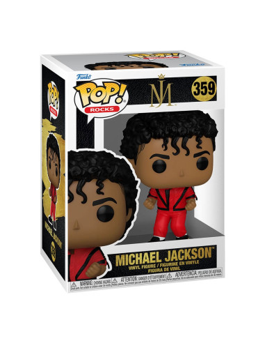 Michael Jackson POP! Rocks Vinyl Figura Thriller 9 cm